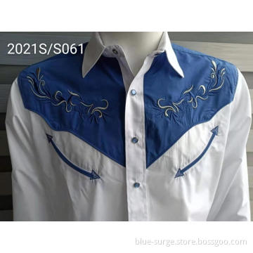 Washable Jacquard Clothes Men's Modern White Shirts